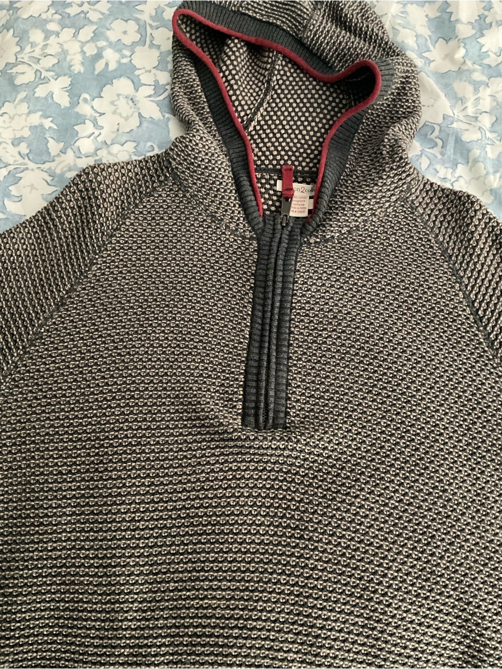 Carbon2Cobalt Mens Hoodie L